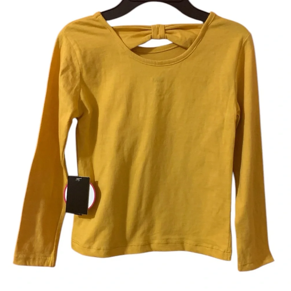 DKNY Mustard and White Sequins 2-Piece Set 6X